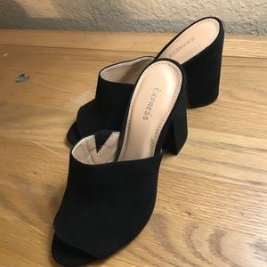 Express open toe heels